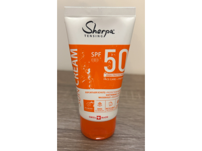 Sherpa Tensing Sun Cream, SPF 50, 50 mL