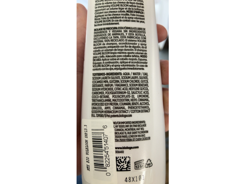 Biolage Volume Bloom Shampoo, 13.5 fl oz/400 mL