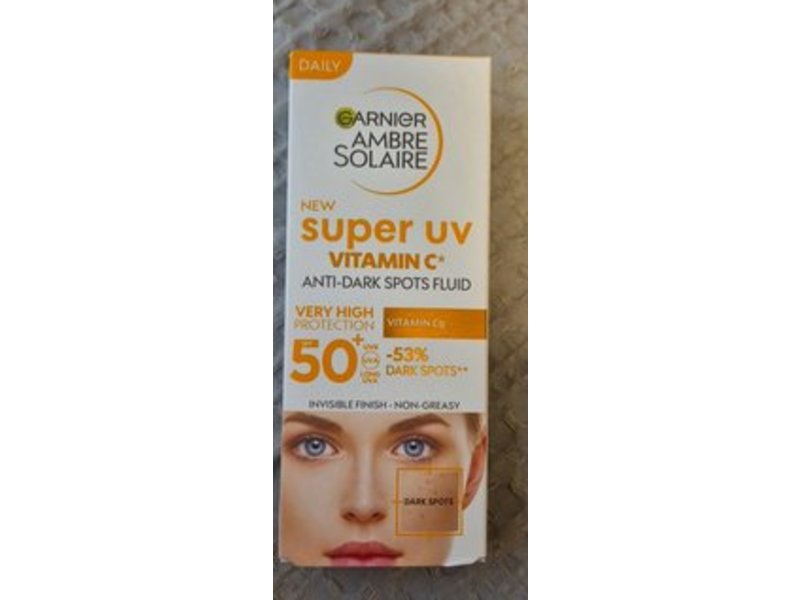 Garnier Ambre Solaire Super Uv Anti-Dark Spots Fluid, SPF 50+, 40 mL