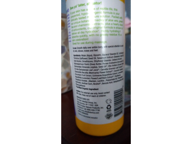 Alba Botanica Very Emollient Body Lotion, Original Unscented, 12 oz/340 g