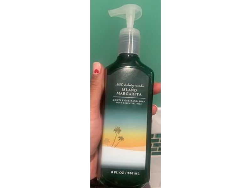 Bath & Body Works Gentle Gel Hand Soap, Island Margarita, 8 fl oz/236 mL
