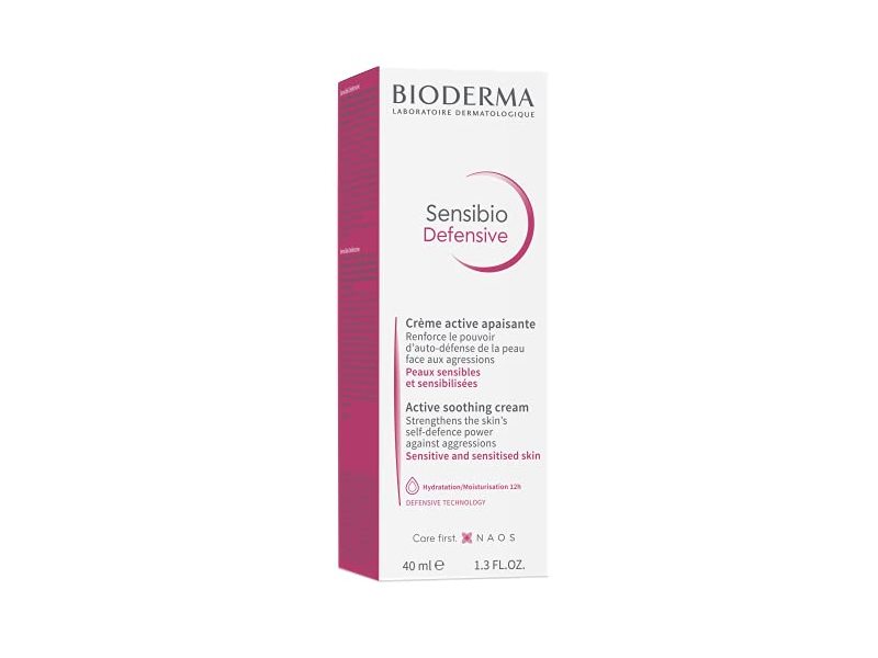Bioderma (BIP09) SENSIBIO Defensive- Active Soothing Cream For Dry Skin- Strengthens Skin Moisturizer Barrier