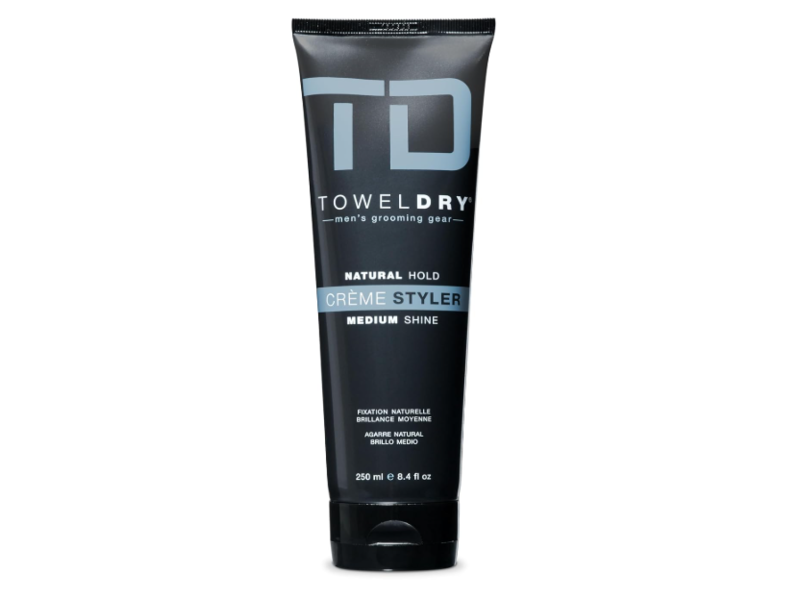 Towel Dry Natural Hold Medium Shine Creme Styler, 8.4 fl oz/250 mL