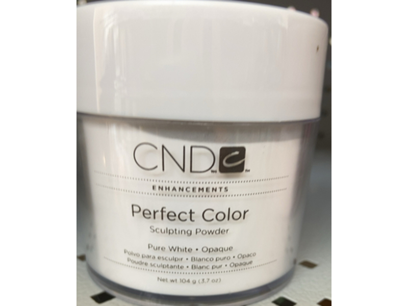 CND Perfect Color Sculpting Powder Pure White Opaque, 3.7 oz/104 g