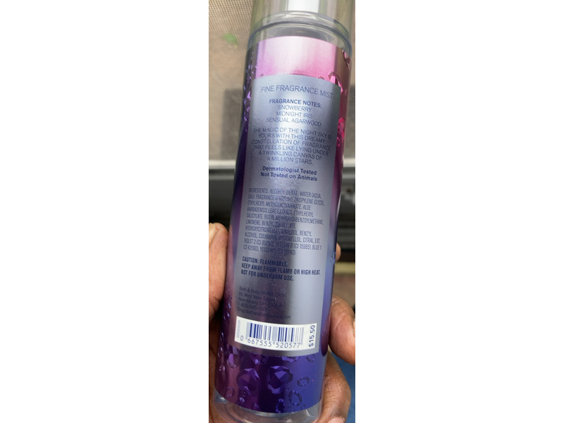 Bath & Body Works Starlit Night Fragrance Mist, 8 fl oz/236 mL