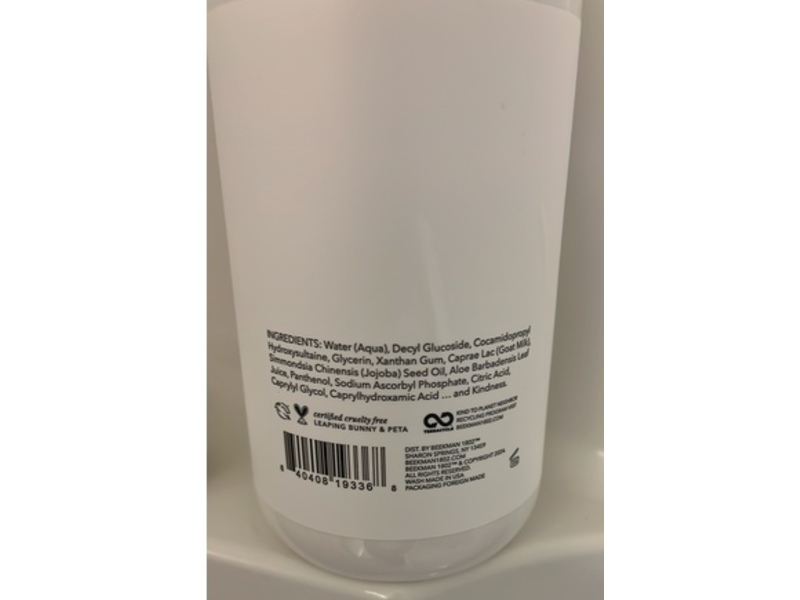 Beekman 1802 Pure Goat Milk Hand & Body Wash, 24 fl oz/710 mL