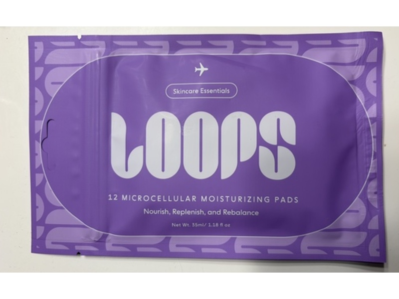 Loops Microcellular Moisturizing Pads, 1.18 fl oz/35 mL