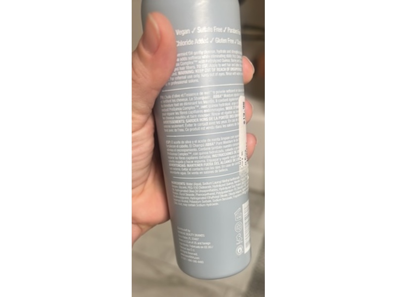 Abba Pure Performance Hair Care Moisture Shampoo, Olive & Peppermint Oil, 8 fl oz/236 mL