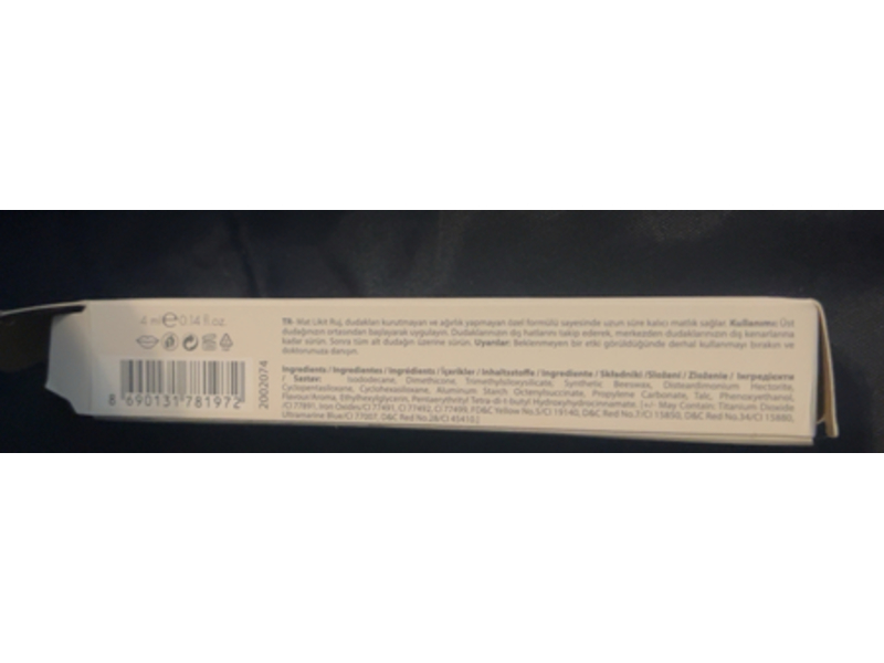 Farmasi Matte Liquid Lipstick, 06 Red Love, 0.14 fl oz/4 mL