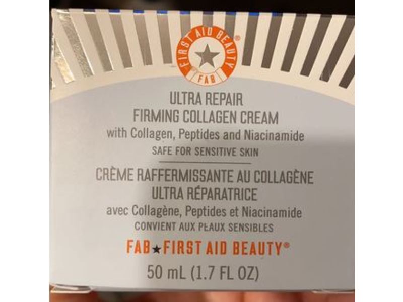 First Aid Beauty Ultra Repair Firming Collagen Cream, 1.7 fl oz/50 mL