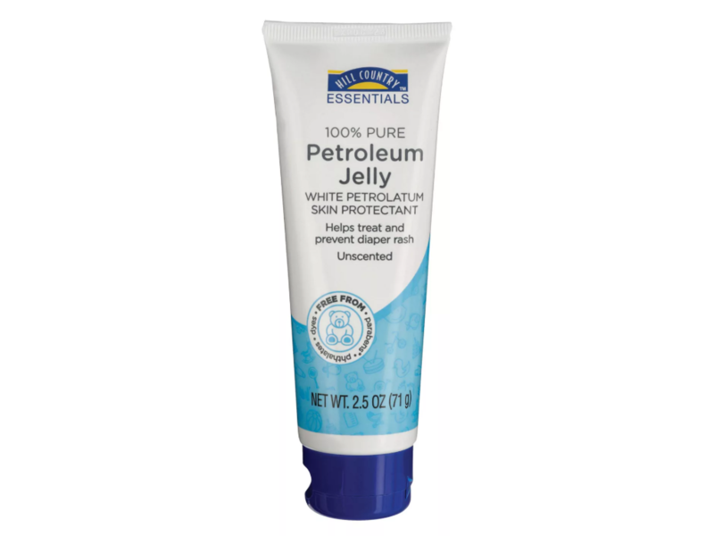 Hill Country Essentials Petroleum Jelly Skin Protectant, Unscented, 2.5 oz/71 g