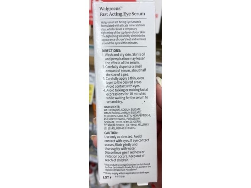 Walgreens Fast Acting Eye Serum, 0.32 fl oz/9.5 mL