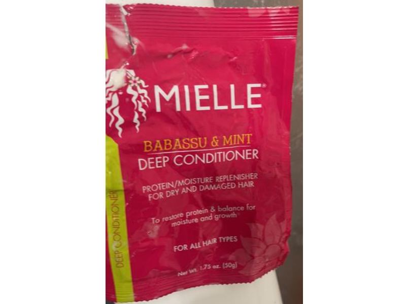 Mielle Deep Conditioner, Babassu & Mint, 1.75 oz/50 g