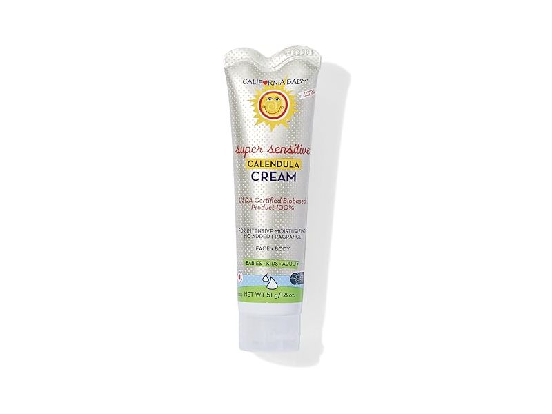 California Baby Super Sensitive Cream, Calendula, 1.8 oz/51 g