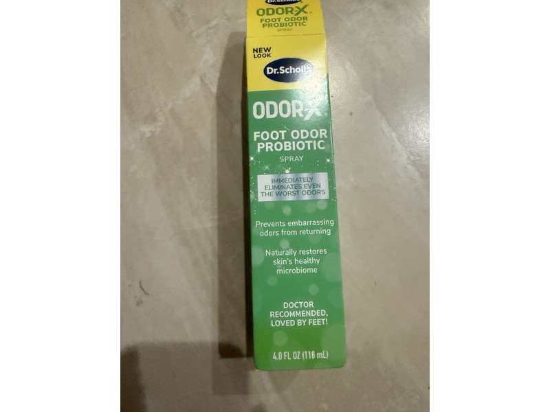 Dr. Scholl's Odor-X Foot Odor Probiotic Spray, 4 fl oz (118 mL)