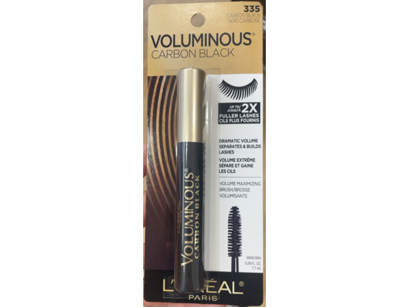 L'Oreal Paris Volume Building Mascara, 335 Carbon Black, 0.26 fl oz/7.7 mL