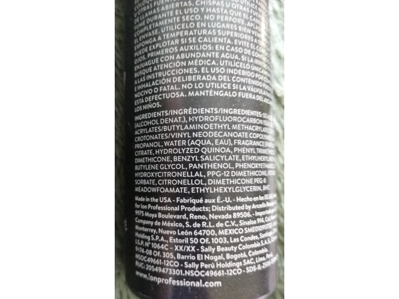 Ion Mega Hold Freezing Spray, 10 oz/283 g