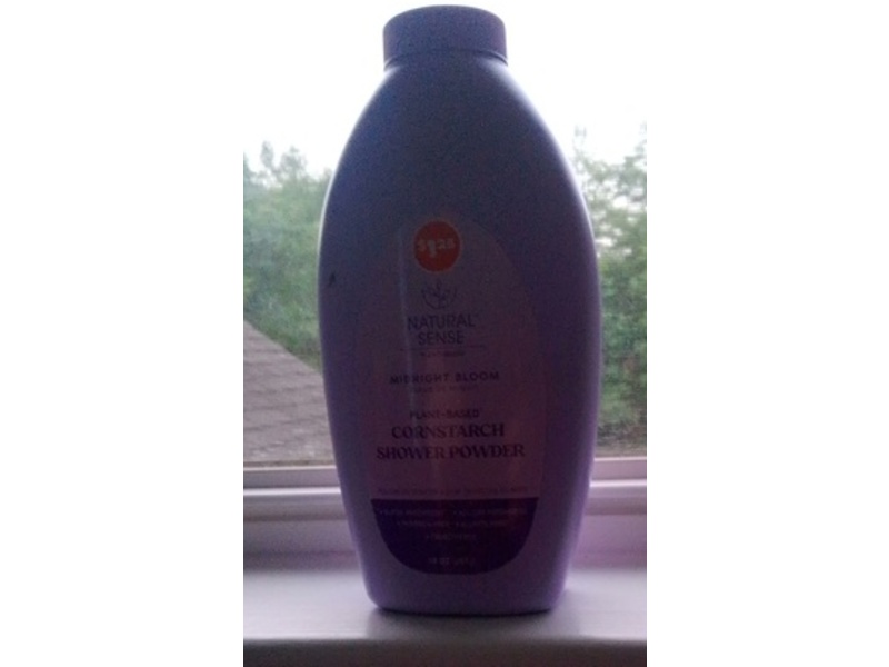 Natural Sense Midnight Bloom Shower Powder, Cornstarch, 10 oz/283 g