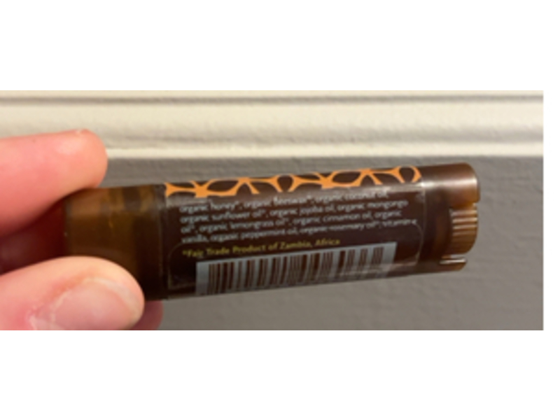 Zambeezi Organic Beeswax Honeybalm, 0.15 oz/4.25 g