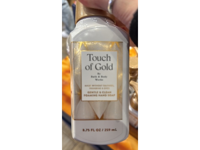 Bath & Body Works Gentle & Clean Foaming Hand Soap, Touch Of Gold, 8.75 fl oz/259 mL