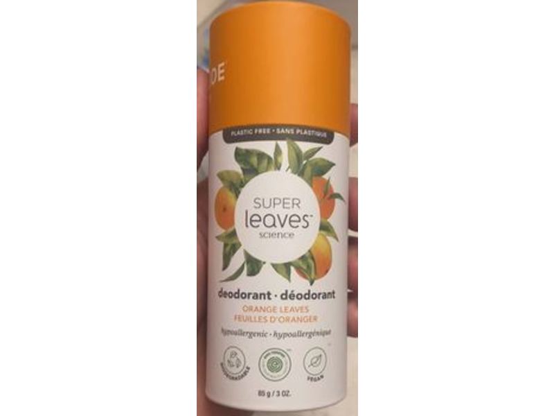 Attitude Super Leaves Deodorant, Orange Leaves, 3 oz/85 g