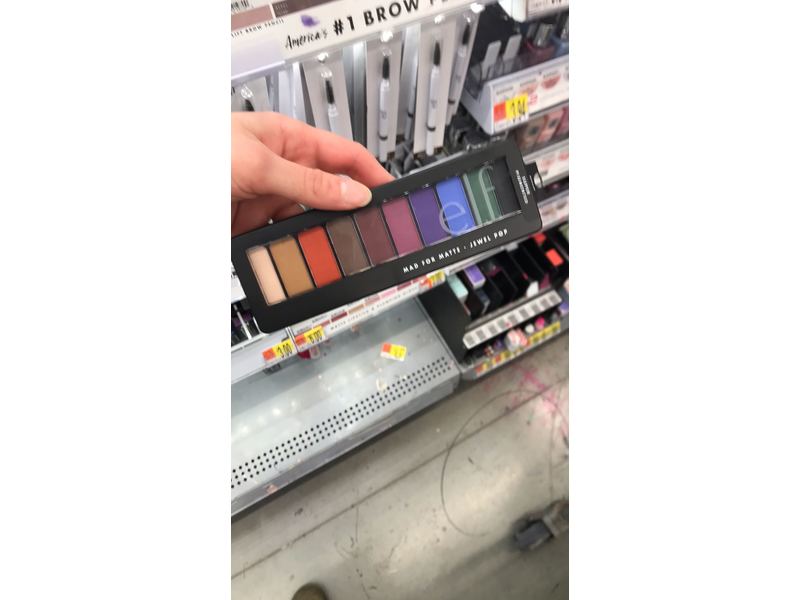 e.l.f. Cosmetics Mad For Matte Eyeshadow Palette, Jewel Pop, 0.42 oz (12 g)