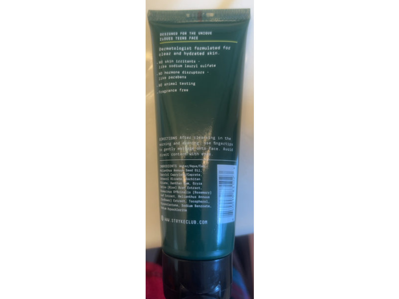 Stryke Club Calm Down Gentle Moisturizer, 4 fl oz/118 mL