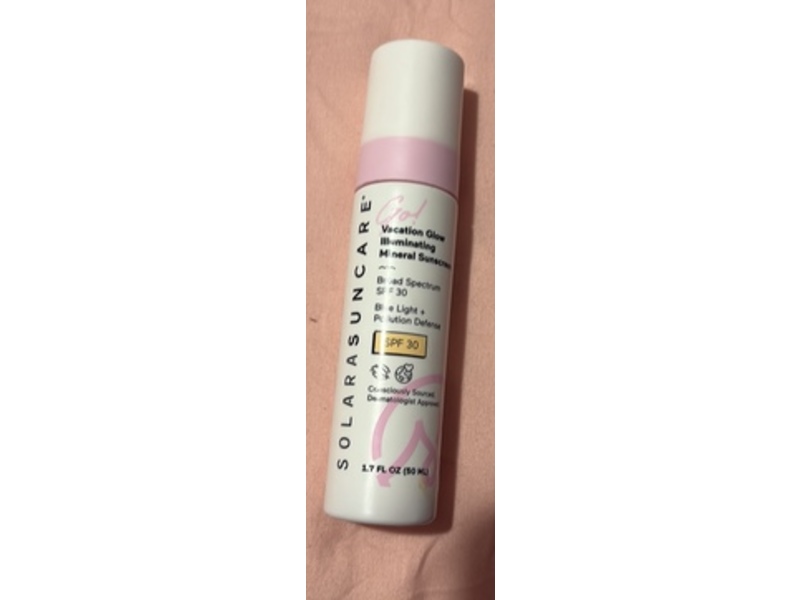 Solara Suncare Vacation Glow Sunscreen, SPF 30, 1.7 fl oz/50 mL