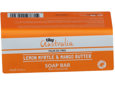 Tilley Australia Soap Bar, Lemon Myrtle & Mango Butter, 10.58 oz/300 g