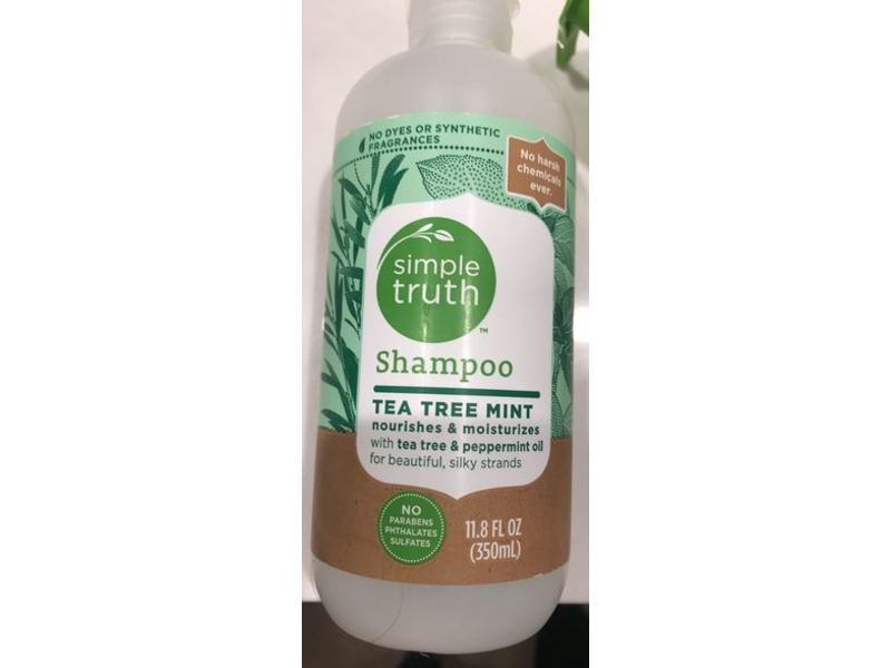 Simple Truth Shampoo, Tea Tree Mint, Nourishes & Moisturizes, 11.8 fl oz/350 mL