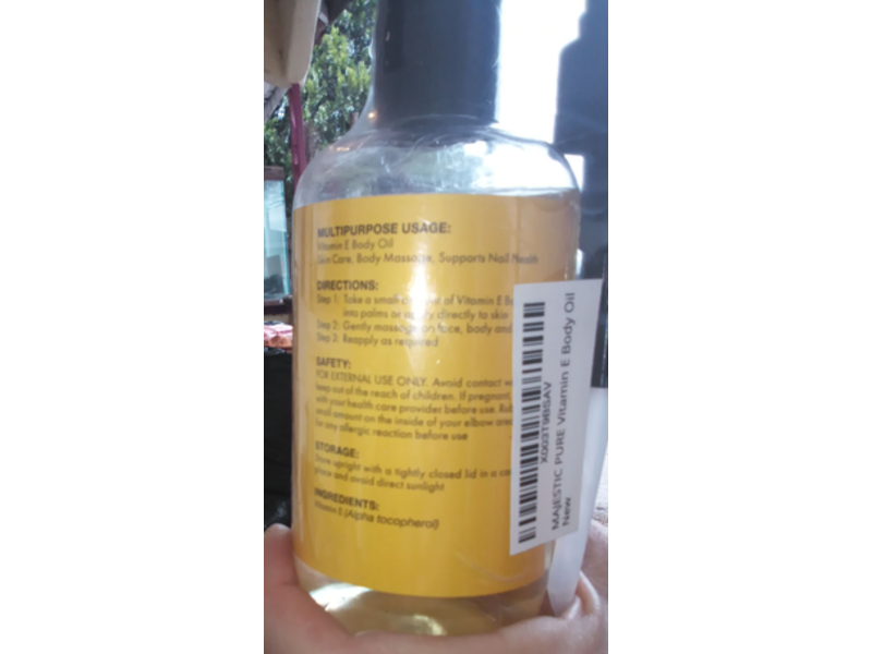 Majestic Pure Vitamin E Oil, 8 fl oz/236 mL