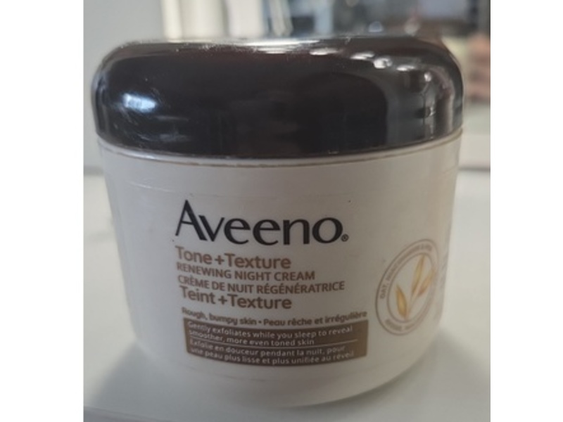 Aveeno Tone + Texture Renewing Night Cream, 227 g
