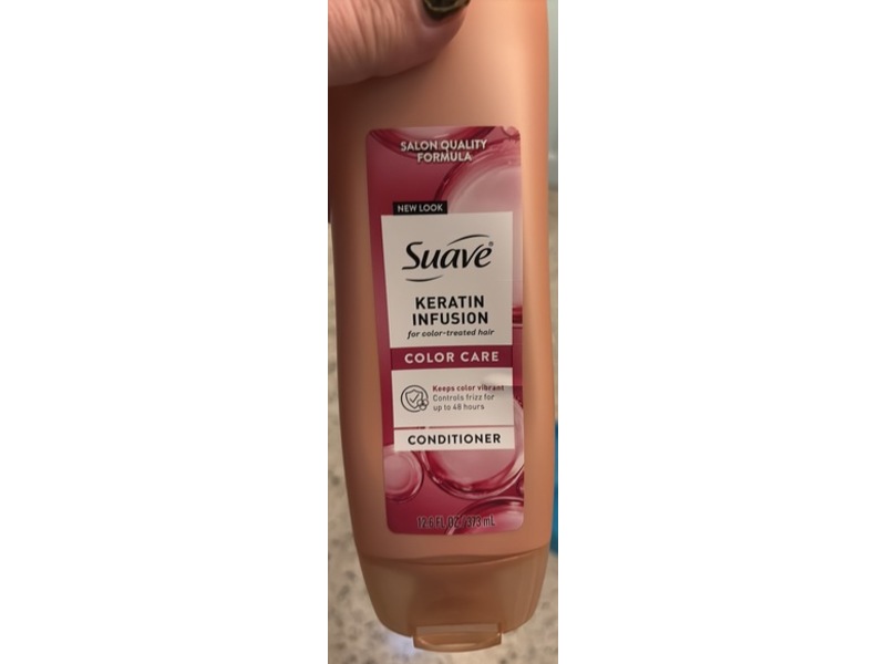 Suave Keratin Infusion Color Care Conditioner, 12.6 fl oz/373 mL