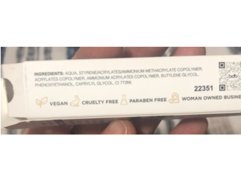 Billion Dollar Brows Liquid Eyeliner, Black, 0.017 oz/0.5 mL