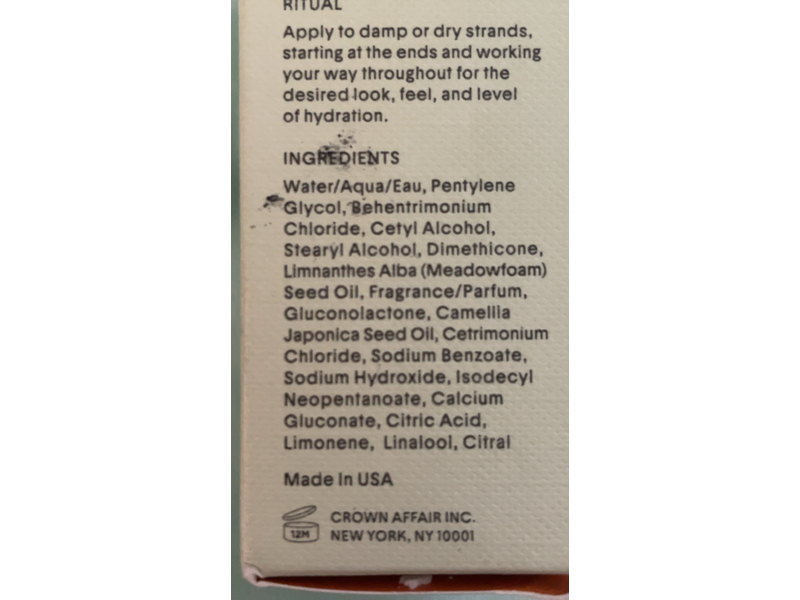 Crown The Leave-In Conditioner, 0.50 fl oz/15 mL