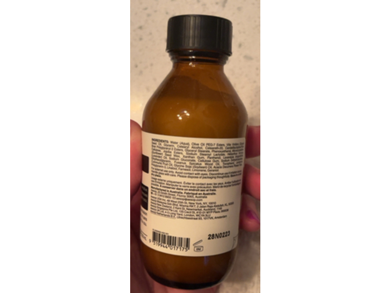 Aesop Gentle Facial Cleansing Milk, Panthenol + Grape Seed & Sandalwood, 3.4 oz/100 mL