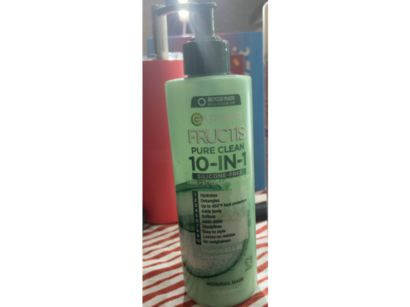 Garnier Fructics Pure Clean 10-In-1 Shampoo, 12 fl oz/355 mL