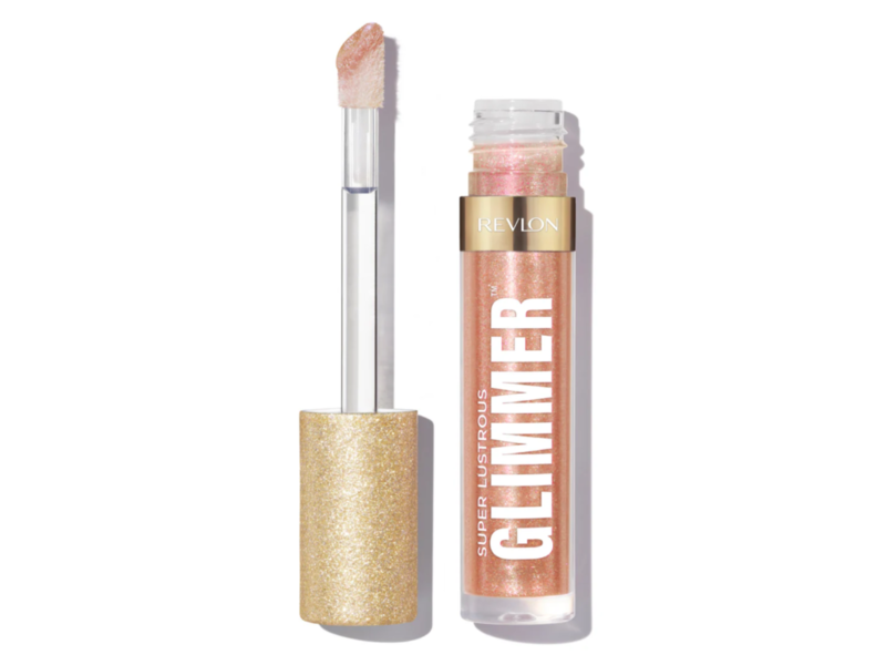 Revlon Super Lustrous Glimmer Gloss , 004 Happy Hour, 0.13 fl oz