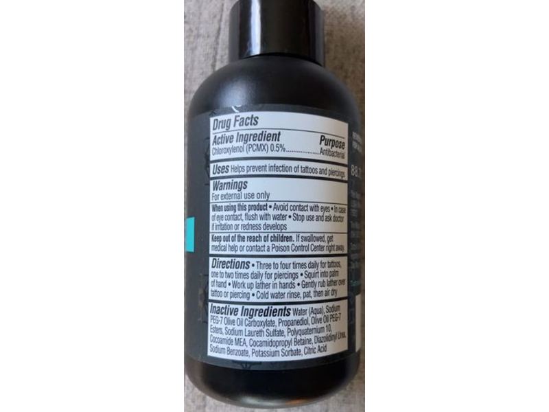 Tattoo Goo Antimicrobial Soap, Advanced, 3 oz/88.72 mL