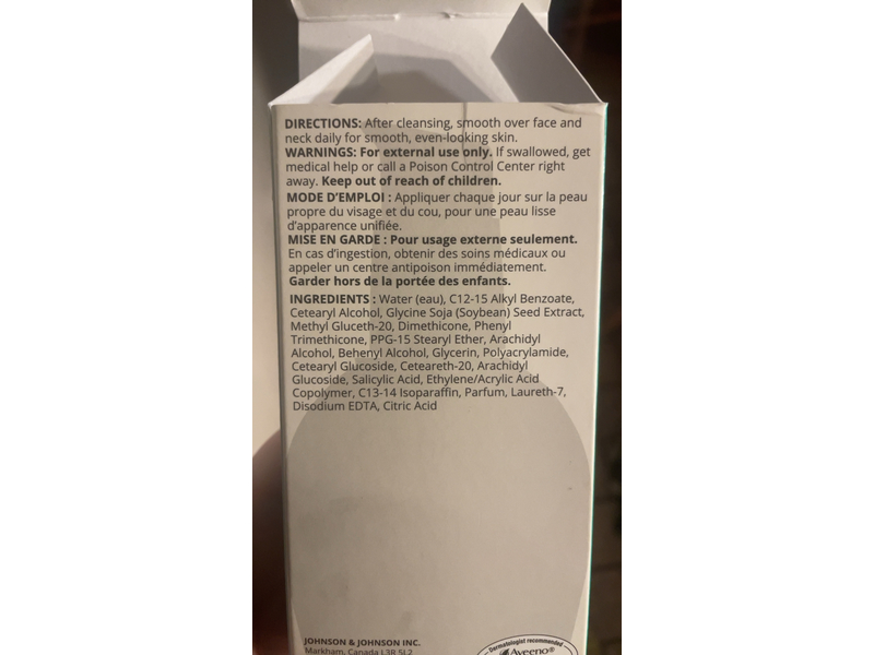 Aveeno Clear Complexion Daily Moisturizer, Salicylic Acid, 4.0 oz/120 mL