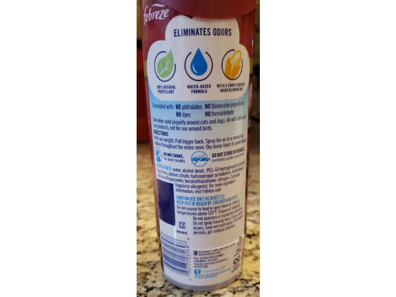 Febreze Air Freshener, Cranberry Tart, Limited Edition, 8.8 oz