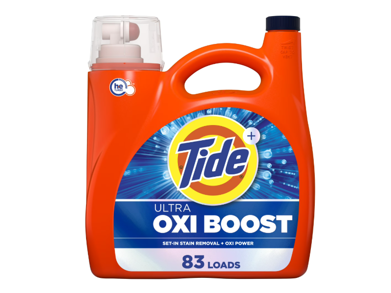 Tide+ Ultra OXI Boost Laundry Detergent, 83 Loads, 117 fl oz/3.46 L