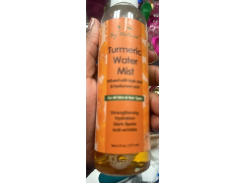 By Natures Turmeric Water Mist, 6 oz/177 mL