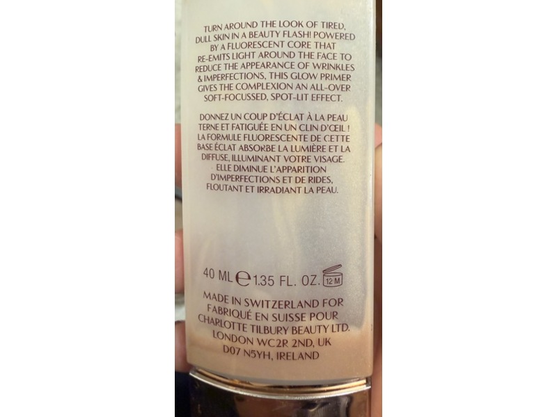 Charlotte Tilbury Wonder Glow Primer, 1.35 fl oz/40 mL