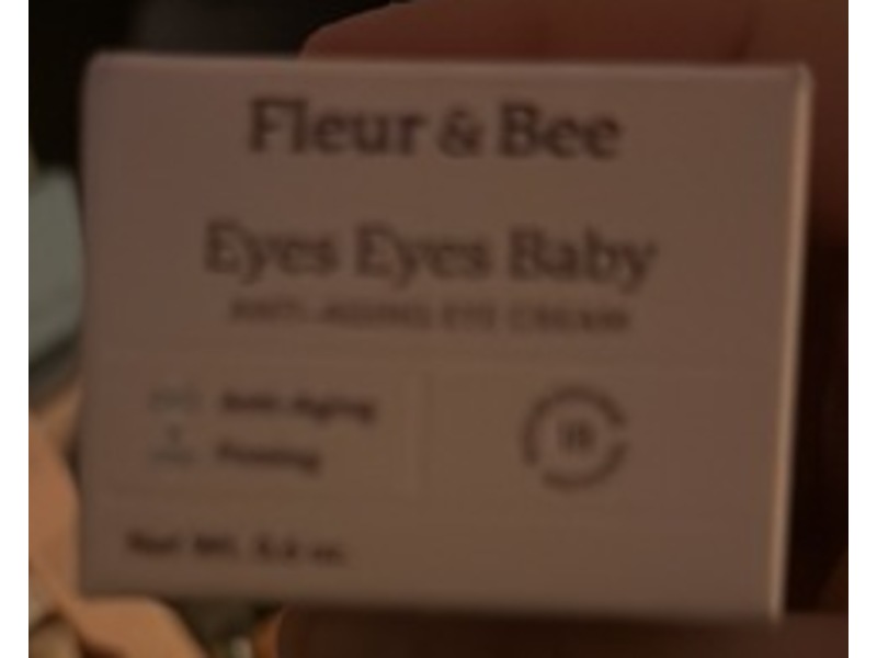 Fleur & Bee Anti-Aging Eye Cream, Eyes Eyes Baby, 0.6 oz