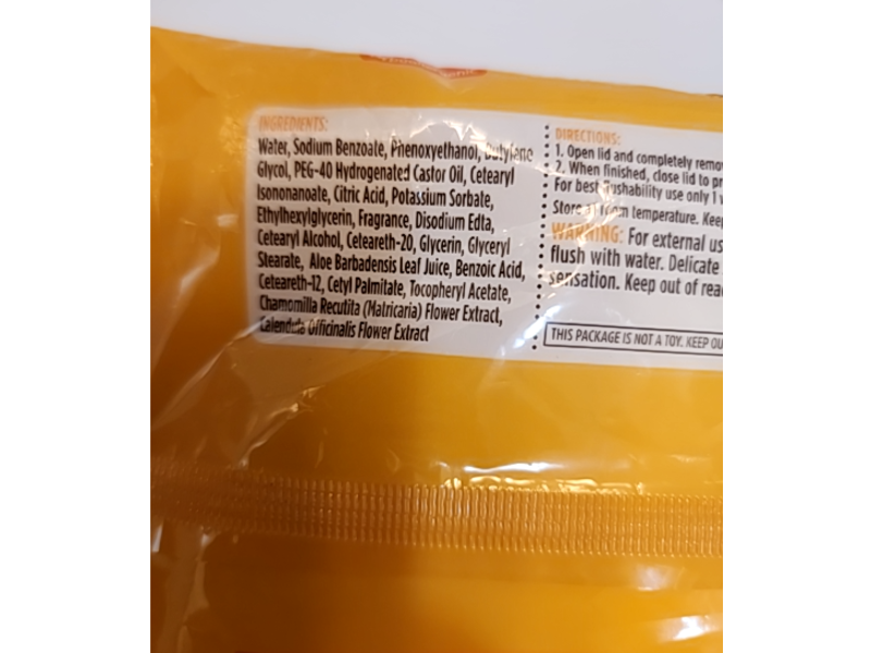 Well Beginnings Flushable Baby Wipes, Chamomile & Vitamin E, 42 Count