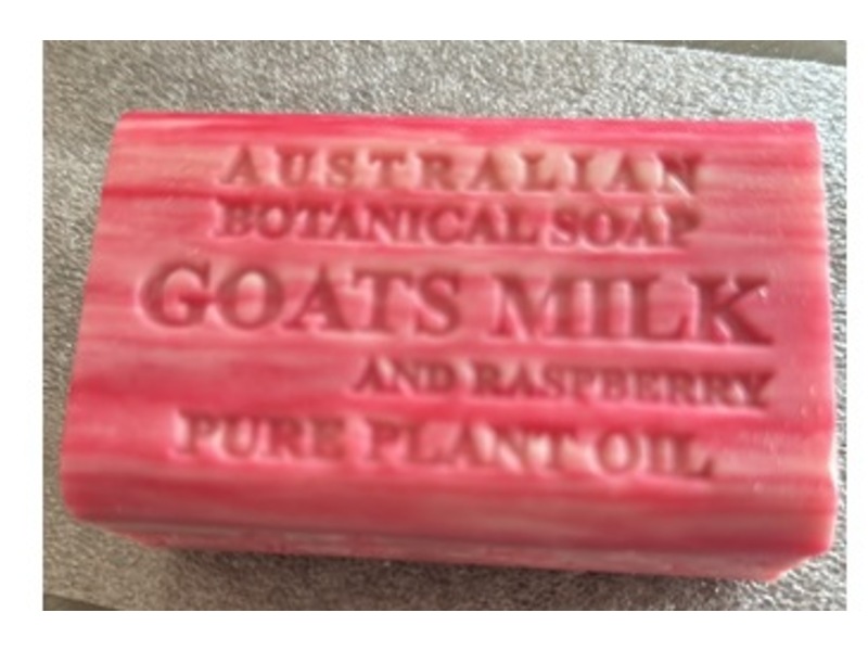 Australian Botanical Soap Goats Milk + Raspberry, 6.6 oz/187 g, Pack Of 8