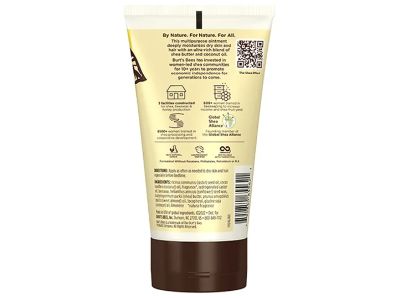 Burt's Bees Shea + Creamy Coconut Deeply Moisturizing Hydra Balm, 4 oz/113.3 g