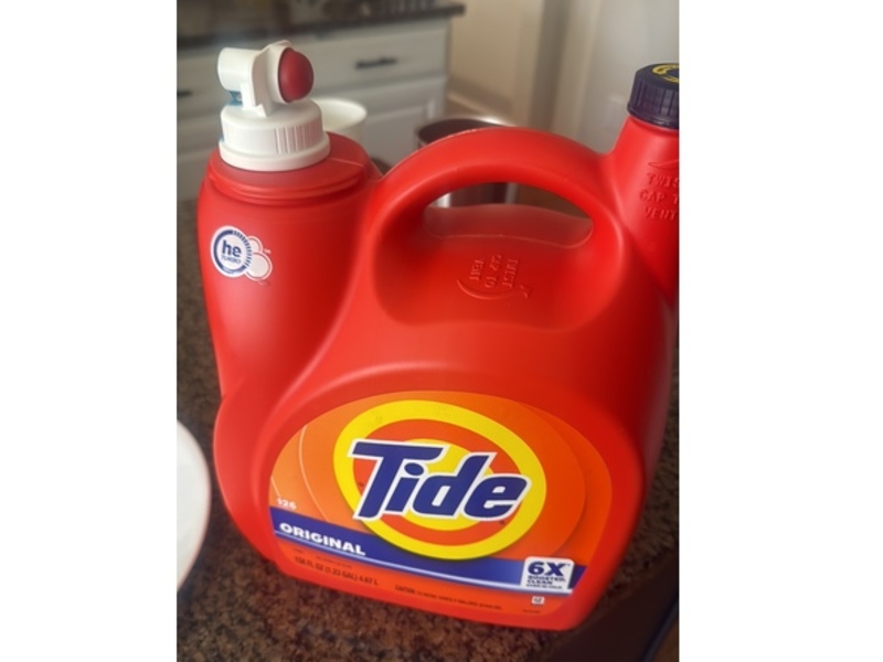 Tide Laundry Detergent Liquid, Original Scent, 126 Loads, 158 fl oz/4.67 L
