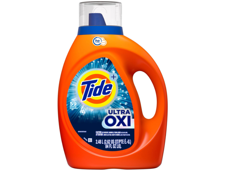 Tide+ Ultra OXI Laundry Detergent, 59 Loads, 84 fl oz/2.48 L